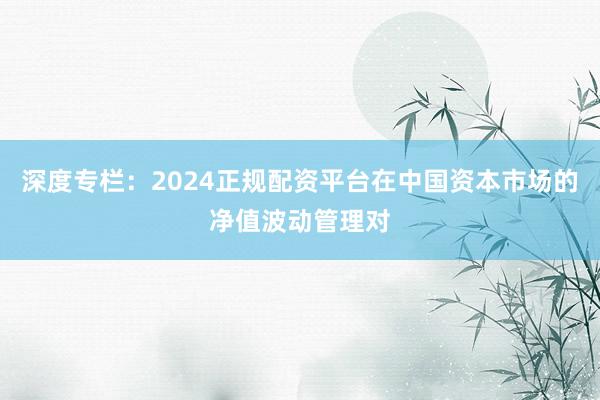 深度专栏：2024正规配资平台在中国资本市场的净值波动管理对